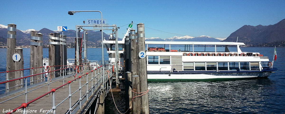 Stresa Reisebüro Lago Maggiore Schiffe